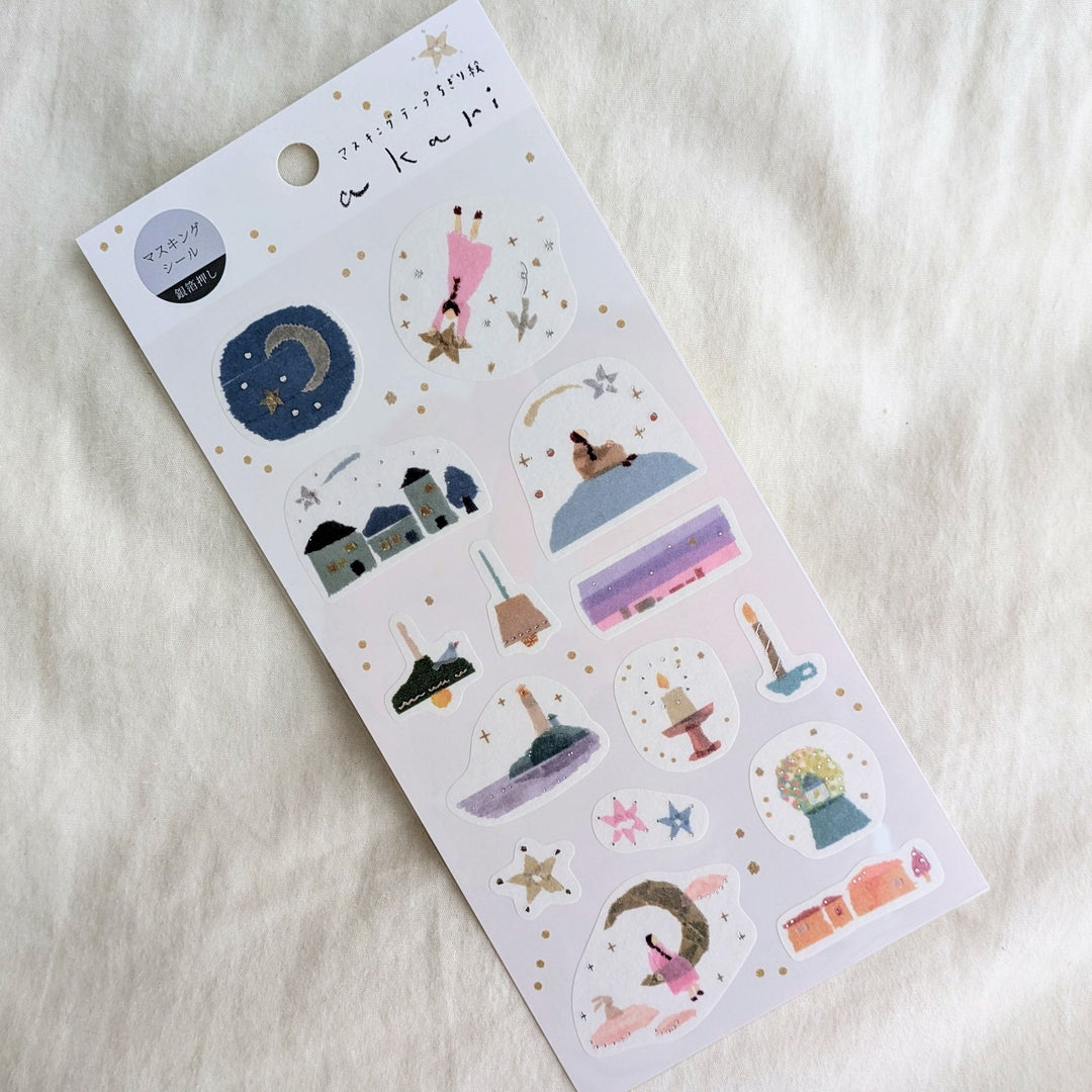 Miki Tamura / Masking Sticker -Akari [silver foil]