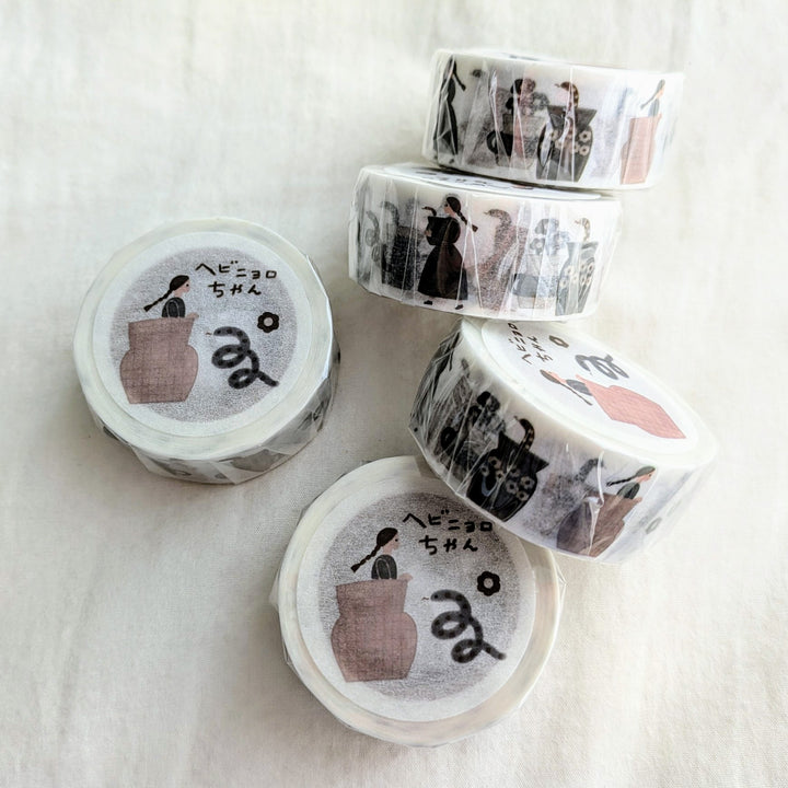 Necktie / Washi Tape -wriggling, slithering snake