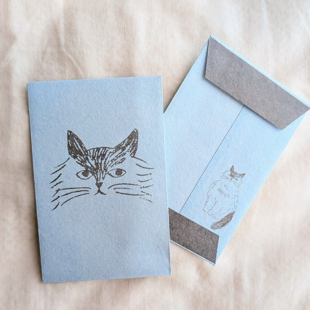 miyuki matsuo / Mini Envelopes (PochiBukuro) -Cat face Fluffy