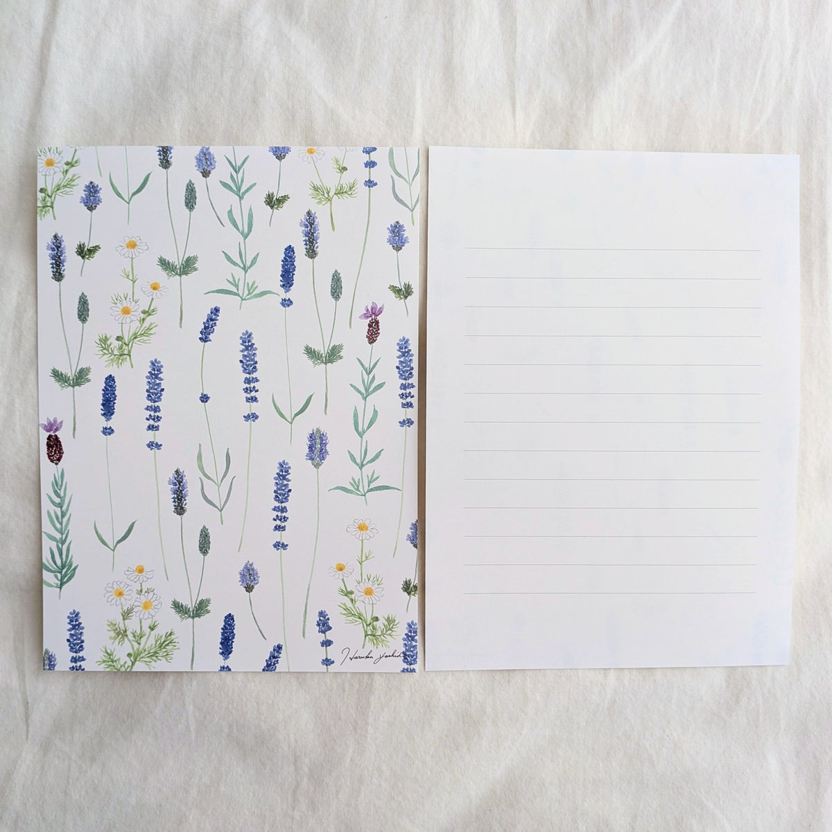 harukazeiro (吉田春香)/ Letter Writing Set -lavender