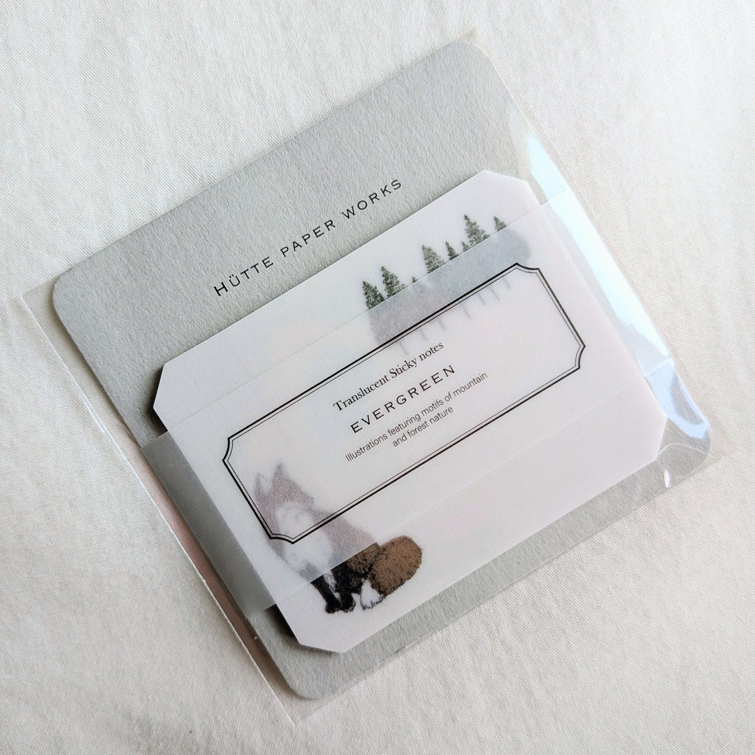 Hutte Paper Works / Tracing Paper Sticky Note -Fox HPSM-735
