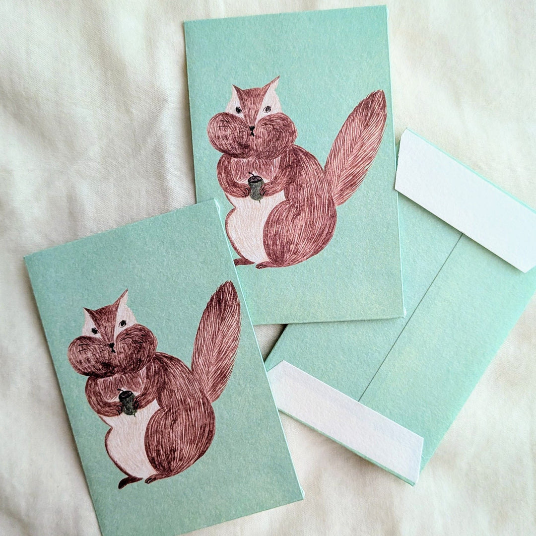 miyuki matsuo / Mini Envelopes (PochiBukuro) -Squirrel