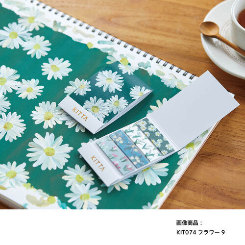 HITOTOKI / Washi Tape KITTA -Flower9 KIT074