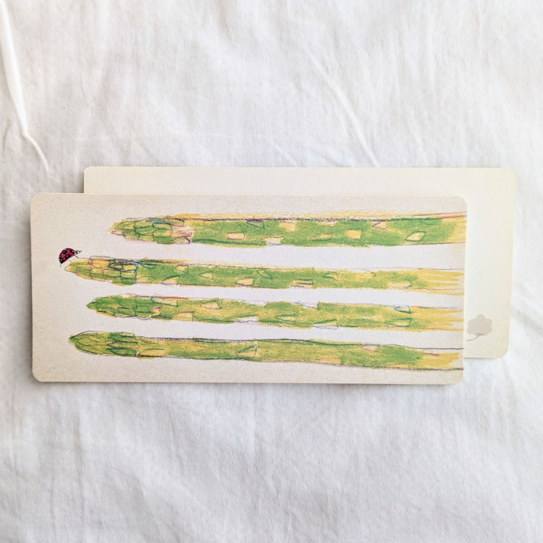 Yuko Omori / Note card -asparagus
