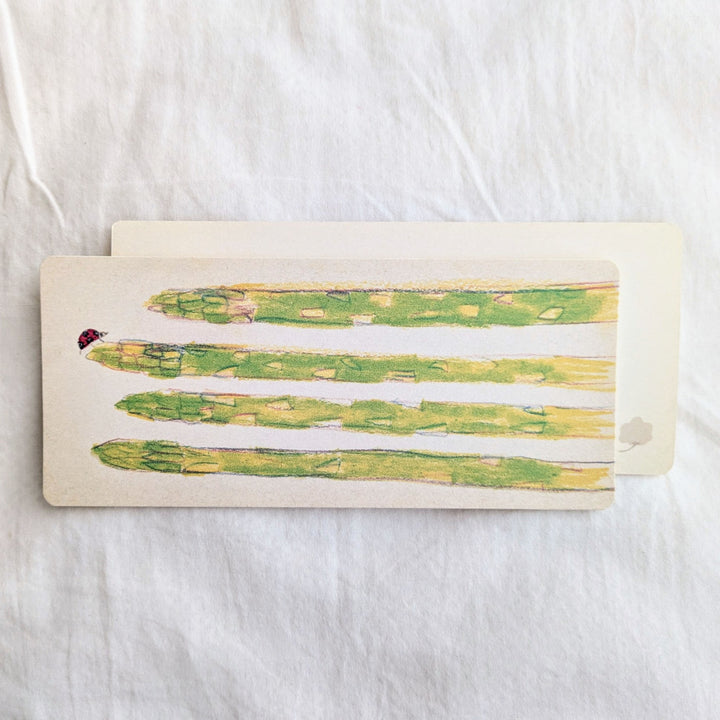 Yuko Omori / Note card -asparagus