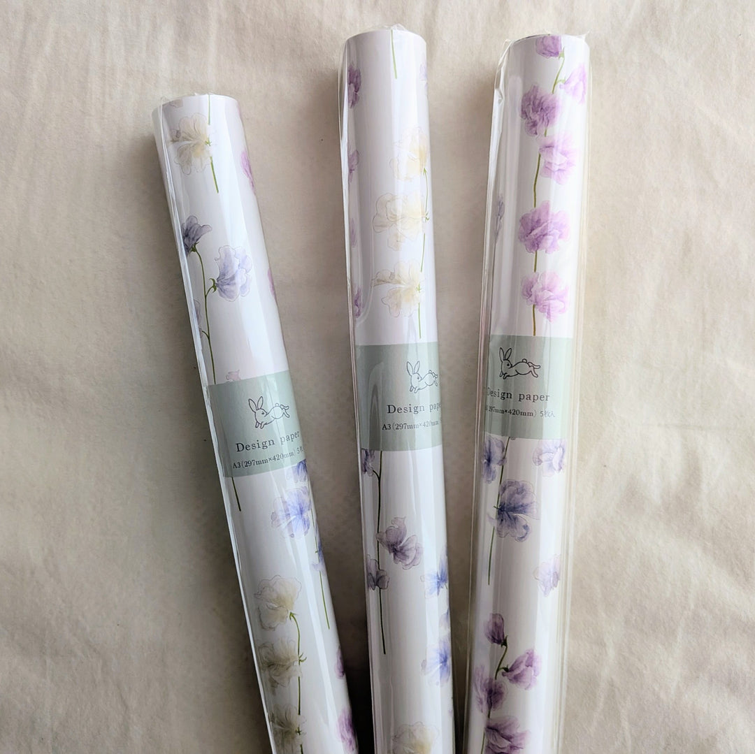 harukazeiro (吉田春香)/ Wrapping Paper -sweet pea