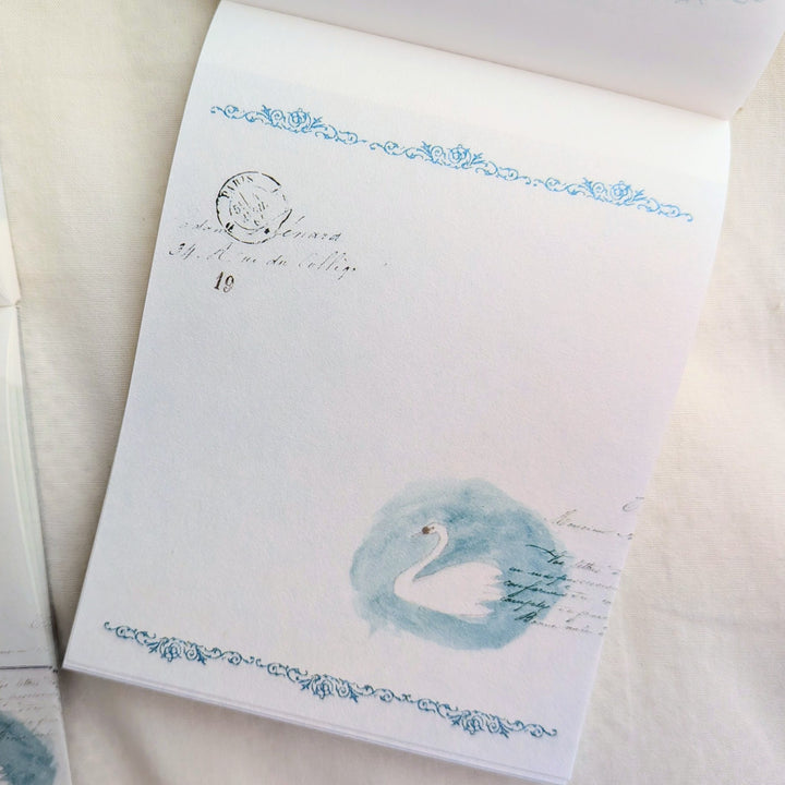 Yohaku / Memo Pad -Swan M-195