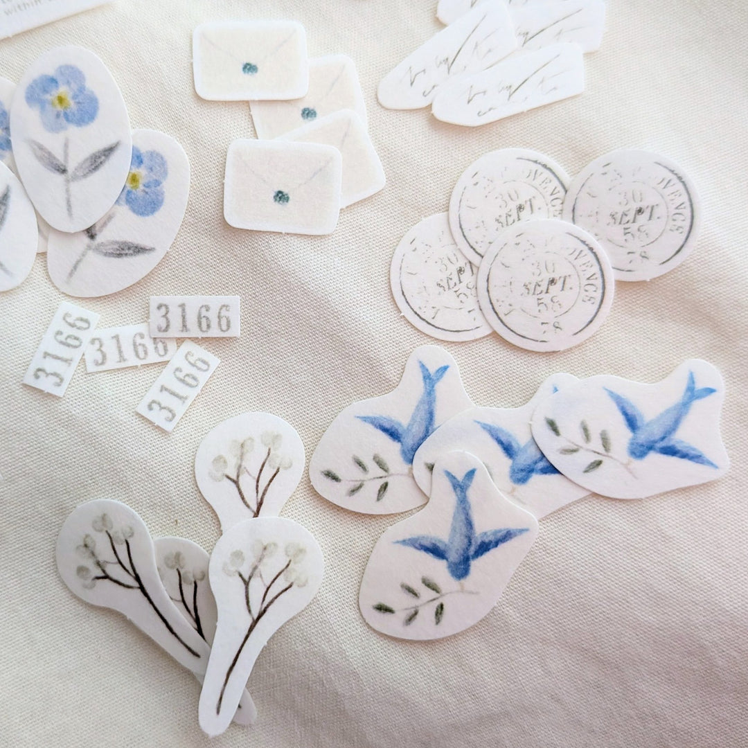 Yohaku / Flake Sticker -Humming F-020