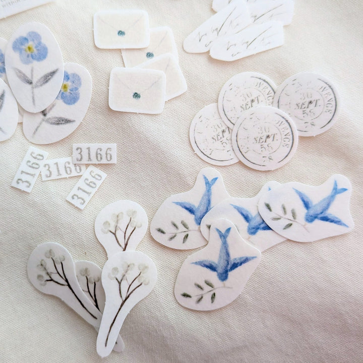 Yohaku / Flake Sticker -Humming F-020