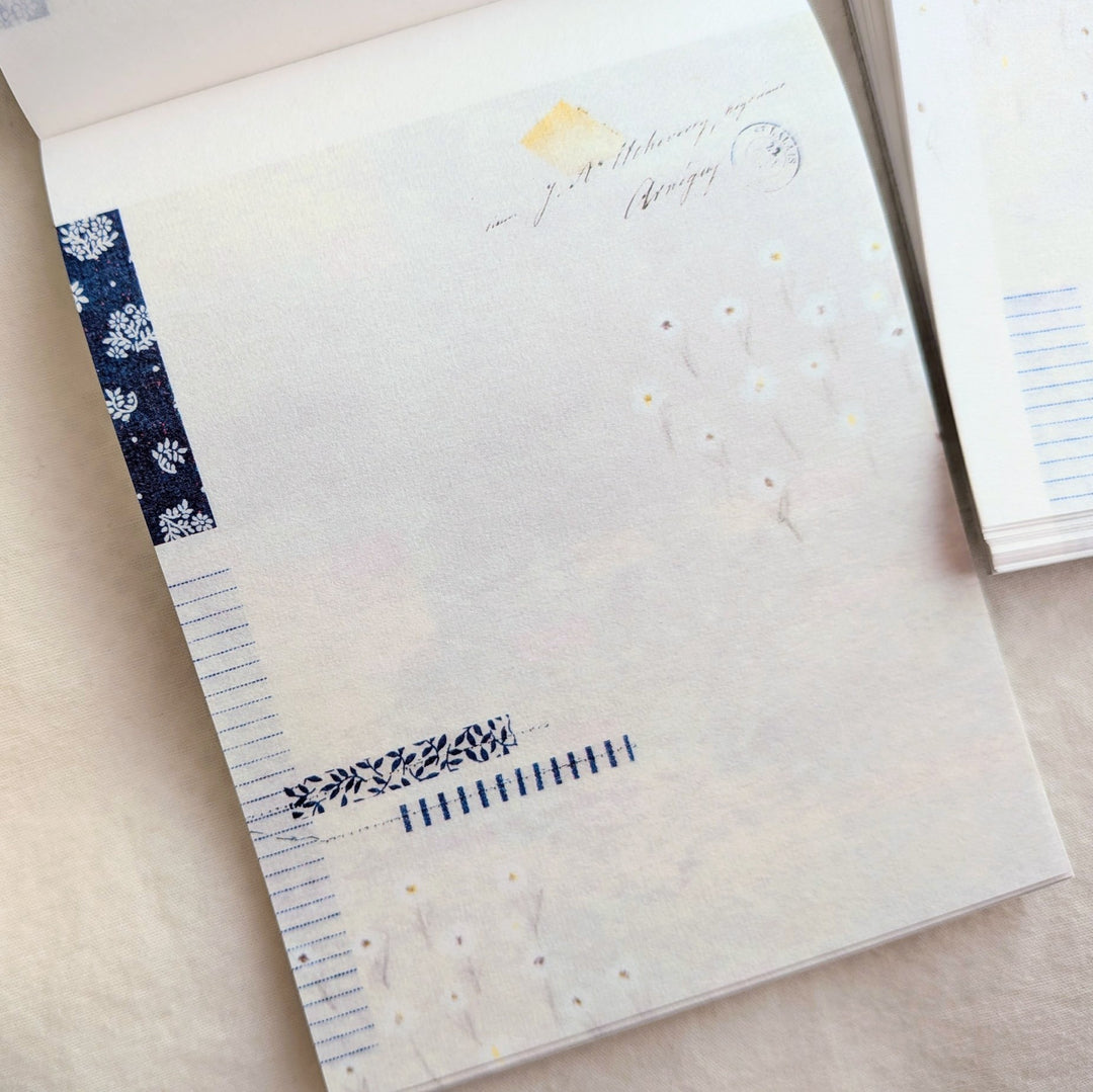 Yohaku / Memo Pad Collaboration with CHECK&STRIPE -Winter Haze YC-029