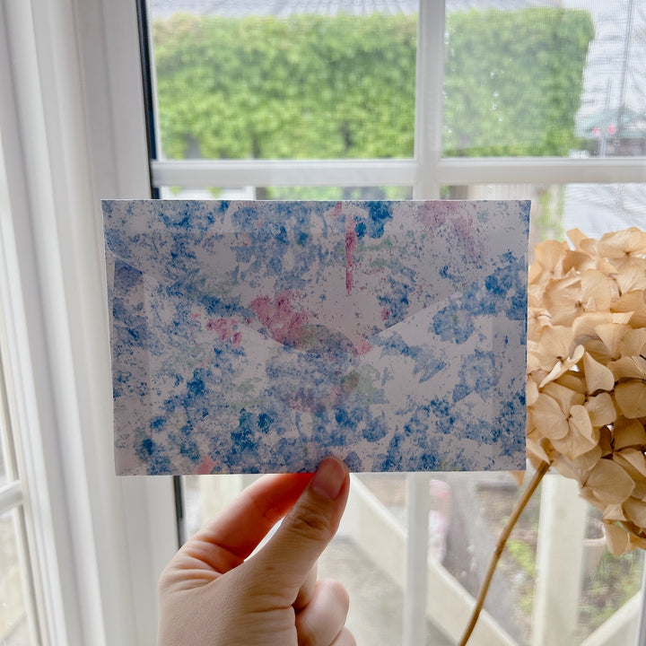 Kisetsu no Tegamiya / Letter Writing Set -Hydrangea on a rainy day