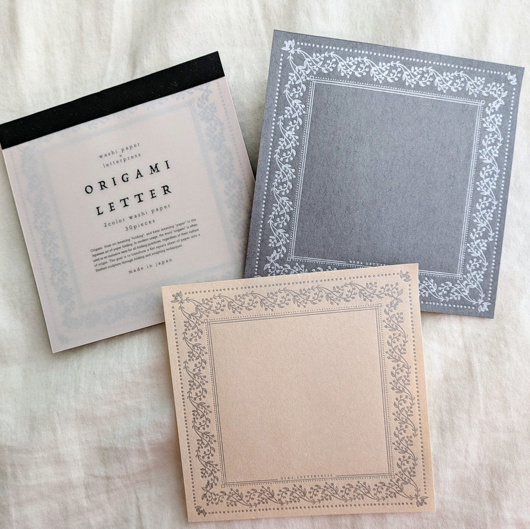 OEDA LETTERPRESS / ORIGAMI LETTER