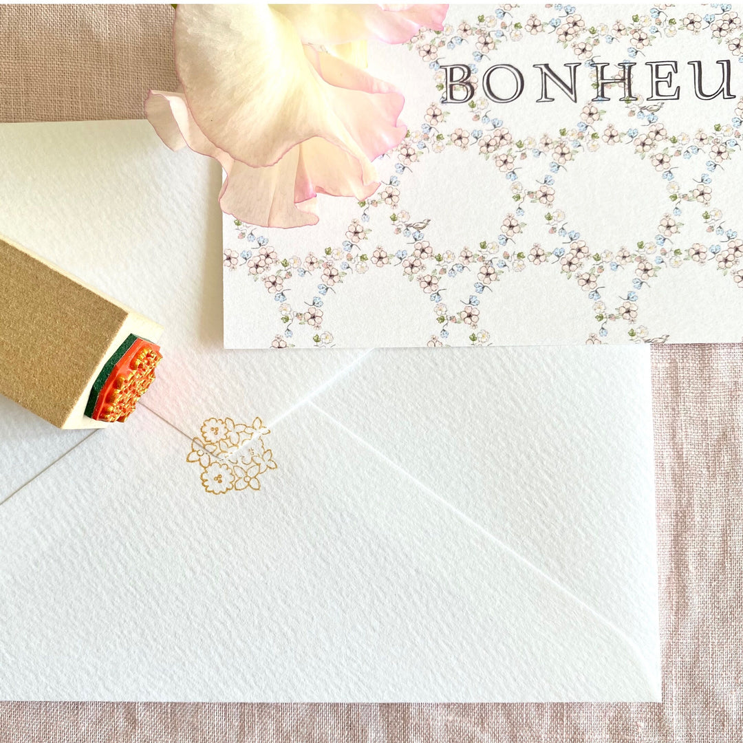 Mon petit artiste / Rubber Stamp -Petit bouquet