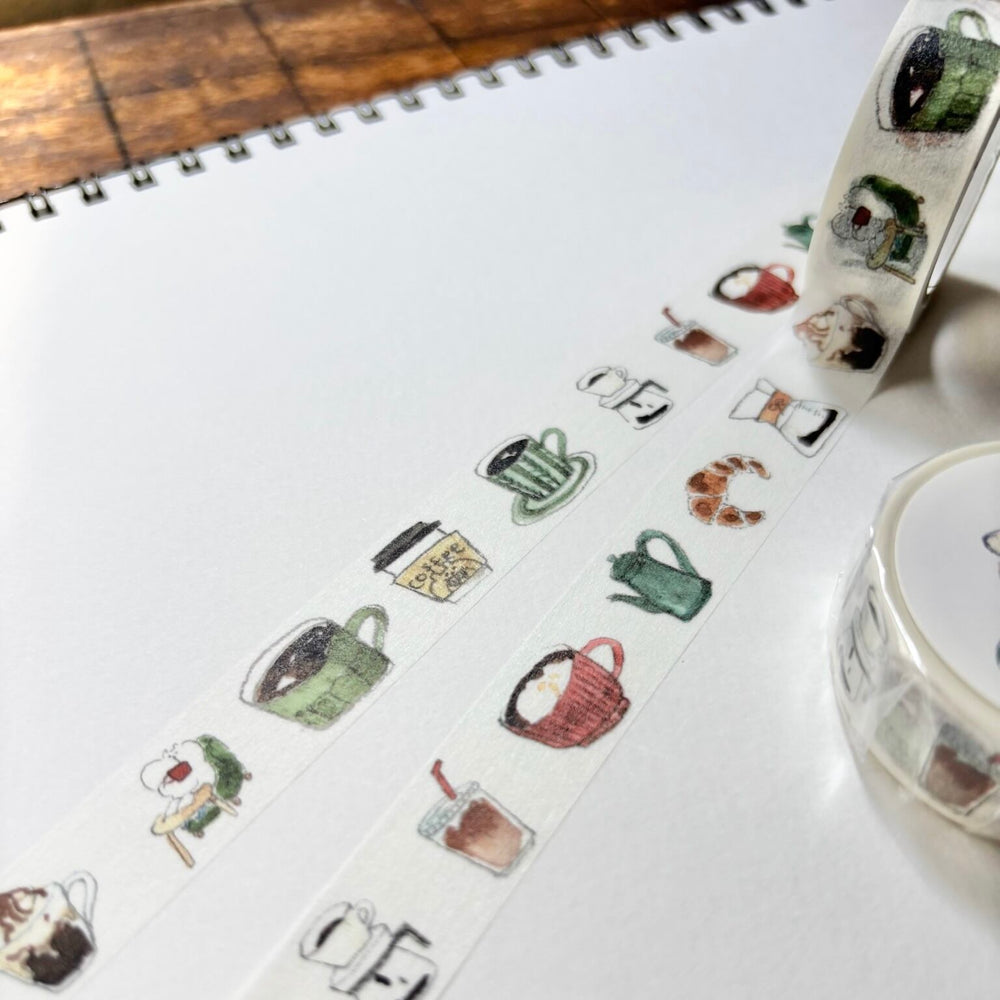 spica garden / Washi Tape -muu-chan coffee SM65