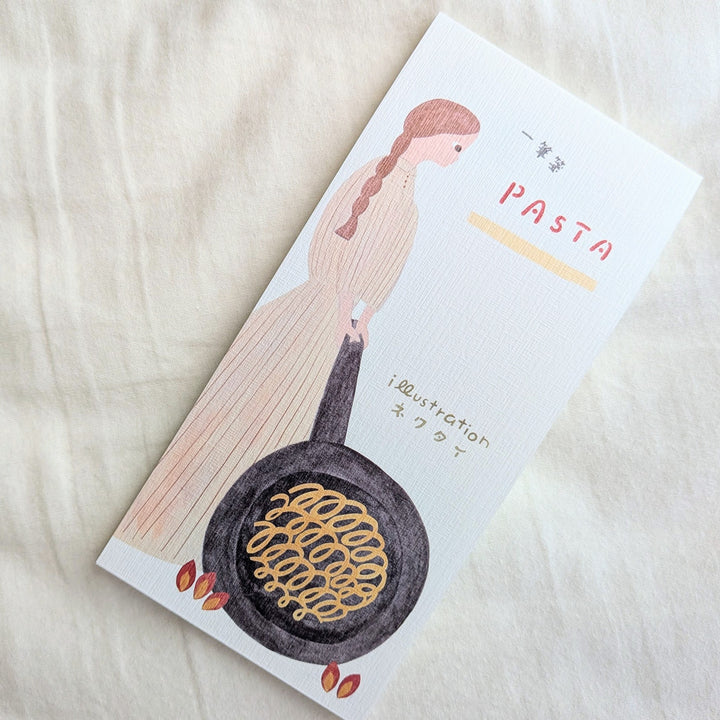 Necktie x cozyca products / Letter Writing Pad -PASTA