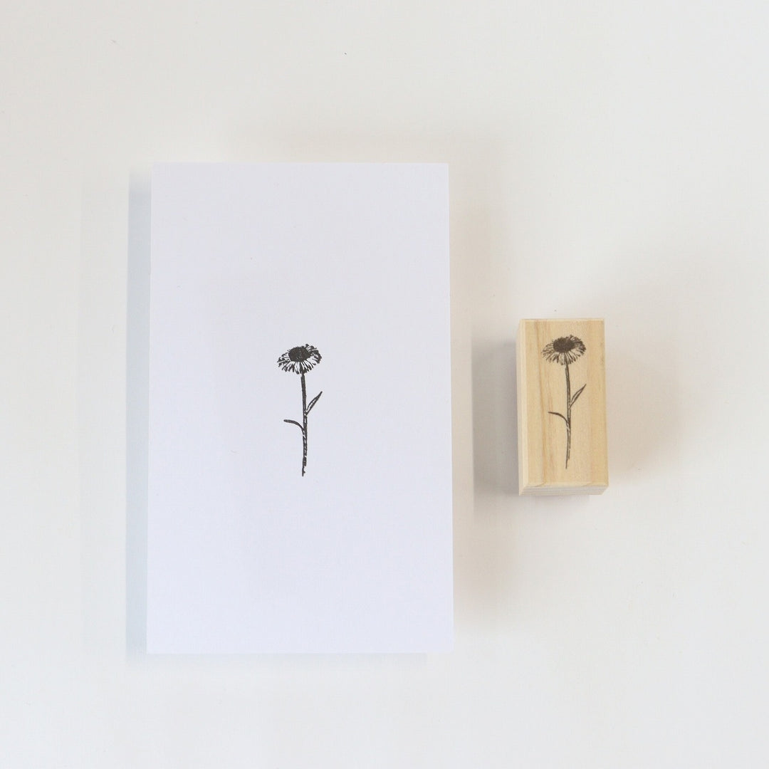 always smiles... / Rubber Stamp -daisy fleabane