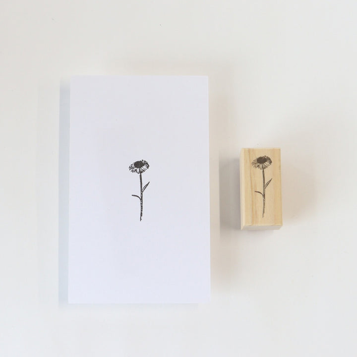 always smiles... / Rubber Stamp -daisy fleabane
