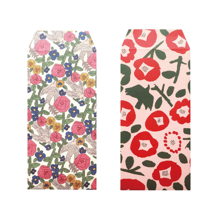 REGARO PAPIRO / Envelope -Wild Bird / Camellia and Bird
