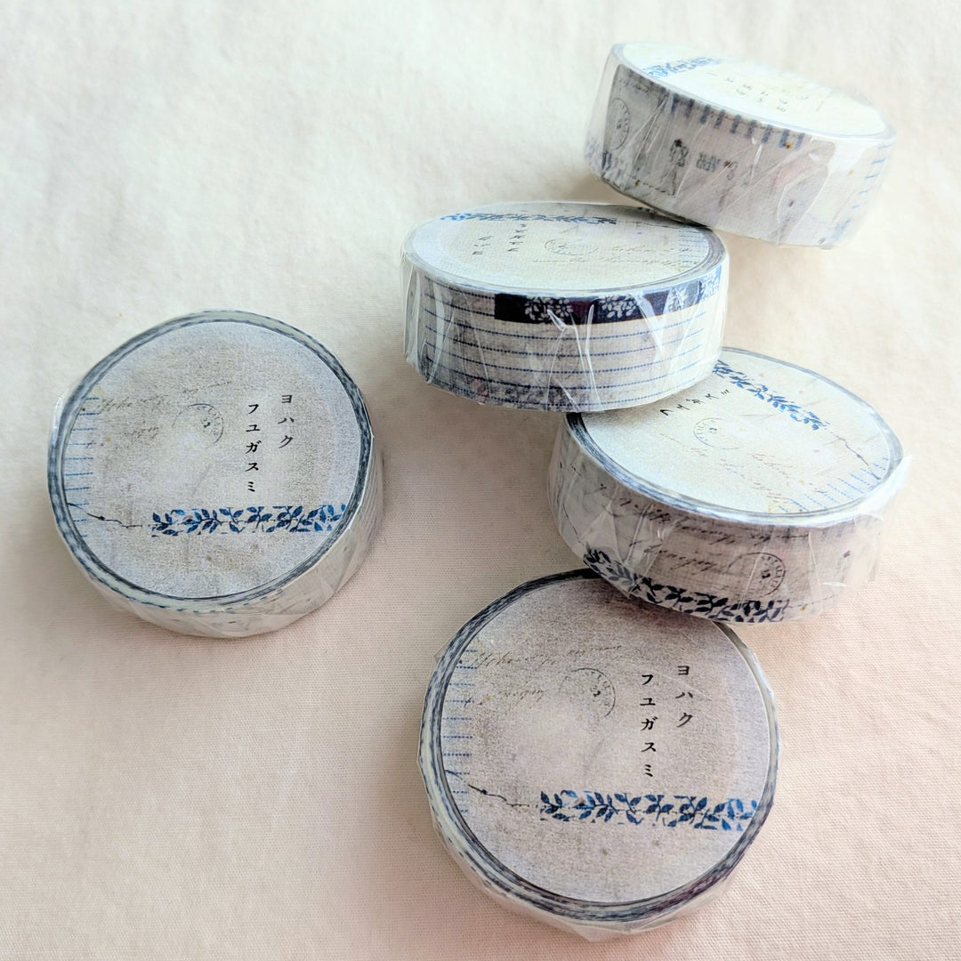 Yohaku / Washi Tape Collaboration with CHECK&STRIPE -Winter Haze YC-027