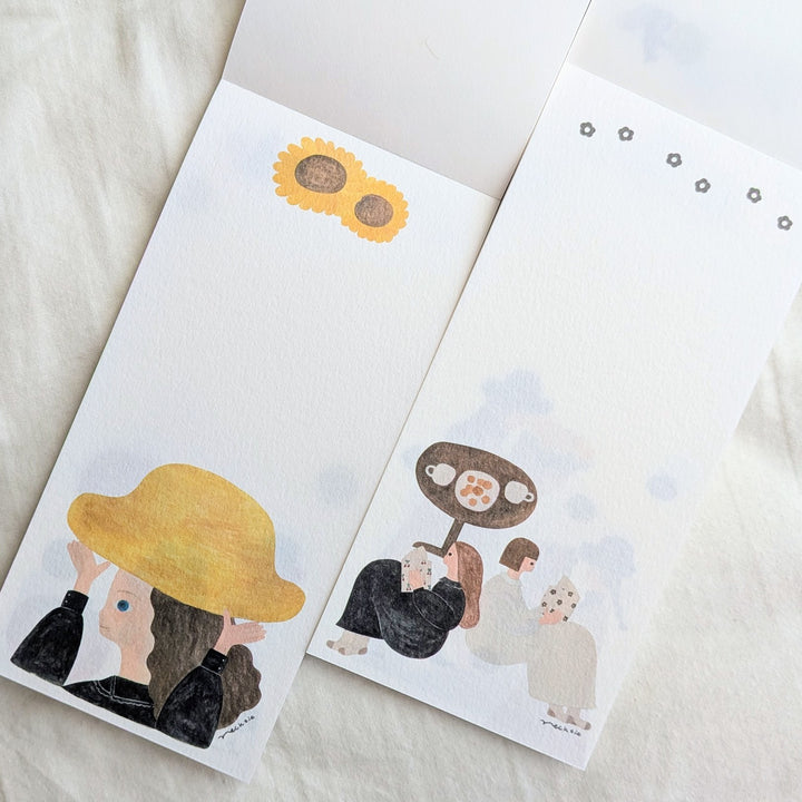 Necktie x cozyca products / Letter Writing Pad -Meguru