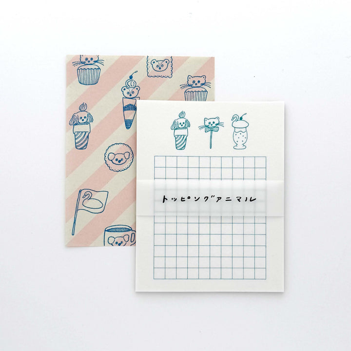 Tobimatsu Shoichiro x Mizushima / Small Letter Set -Topping Animal