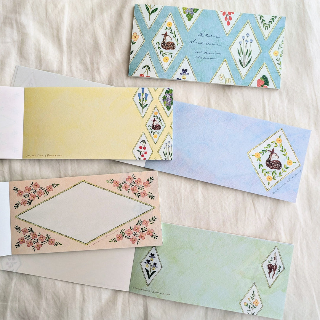 Midori Asano / Small Writing Pad -deer dream