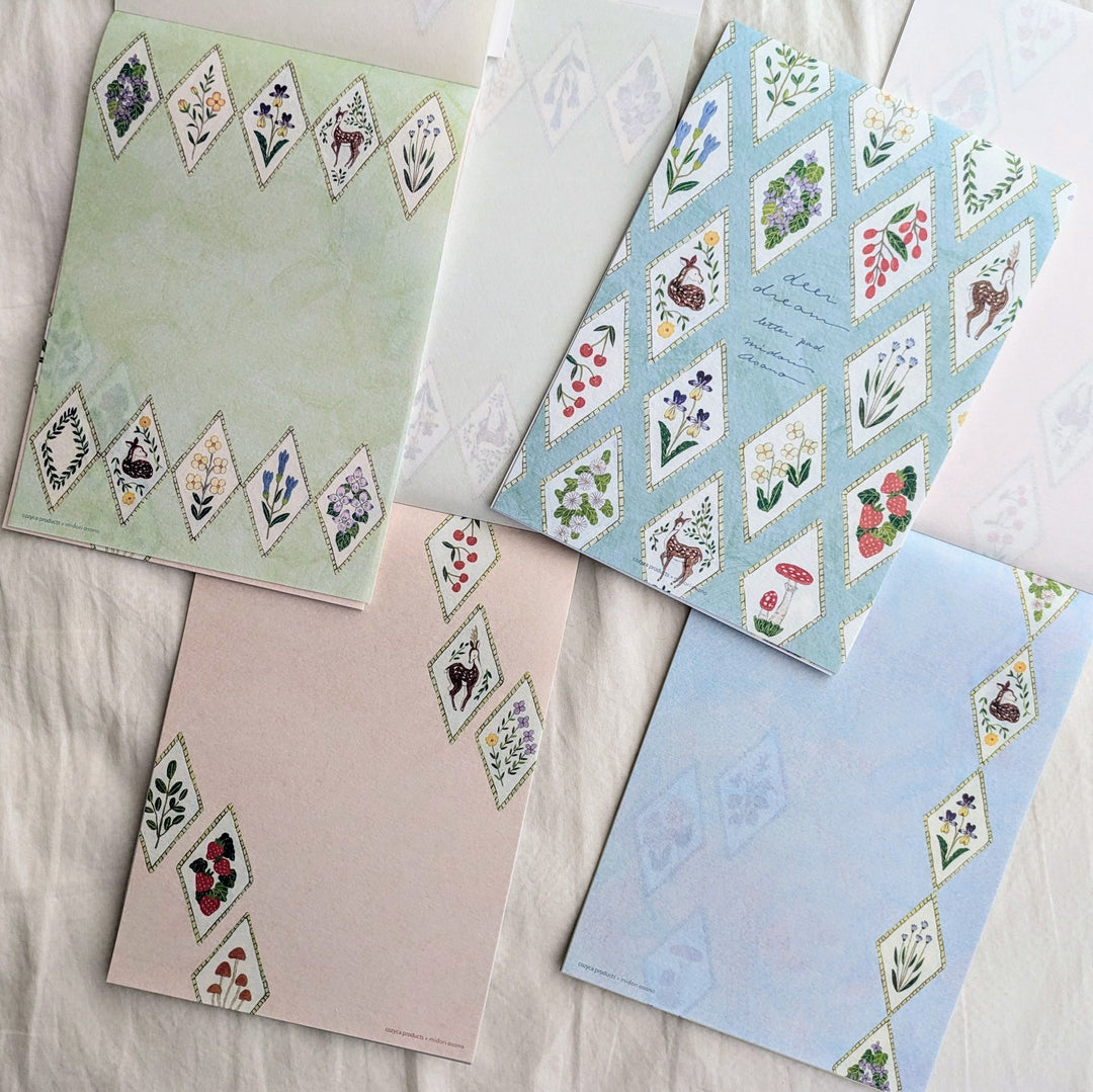 Midori Asano / Writing Pad -deer dream