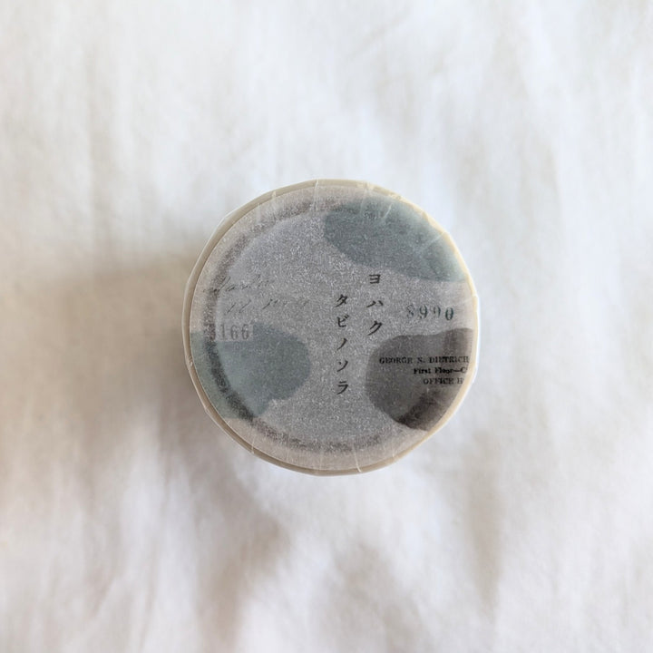 Yohaku / Rolled Sticky Note of Tracing Paper -Sky on the road R-011