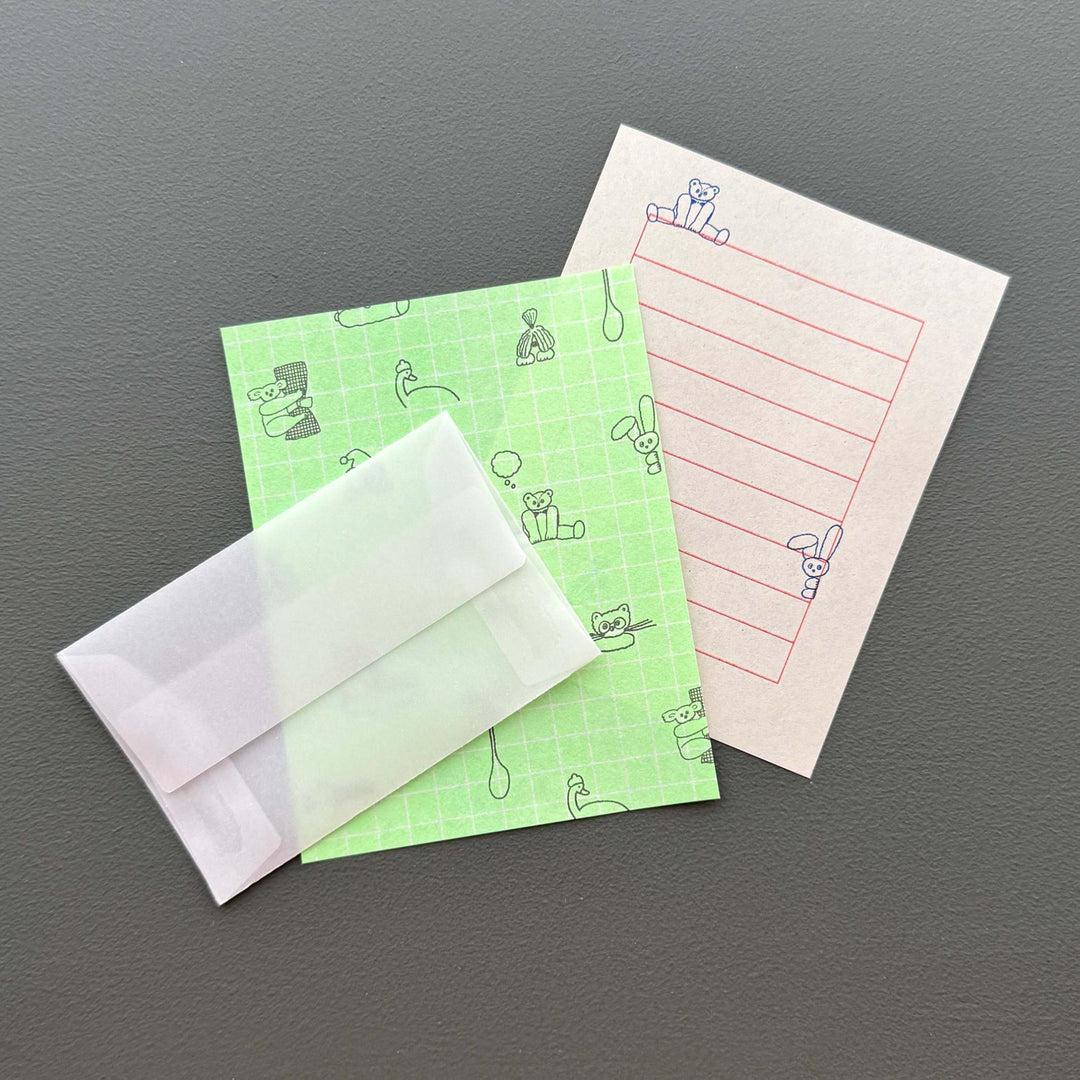 Tobimatsu Shoichiro x Mizushima / Small Letter Set -Cheering Animals