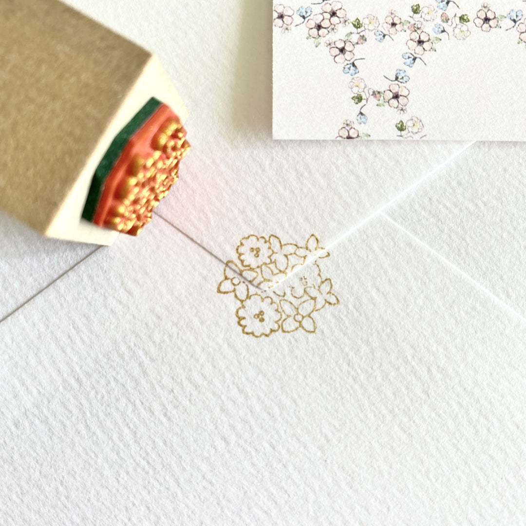 Mon petit artiste / Rubber Stamp -Petit bouquet