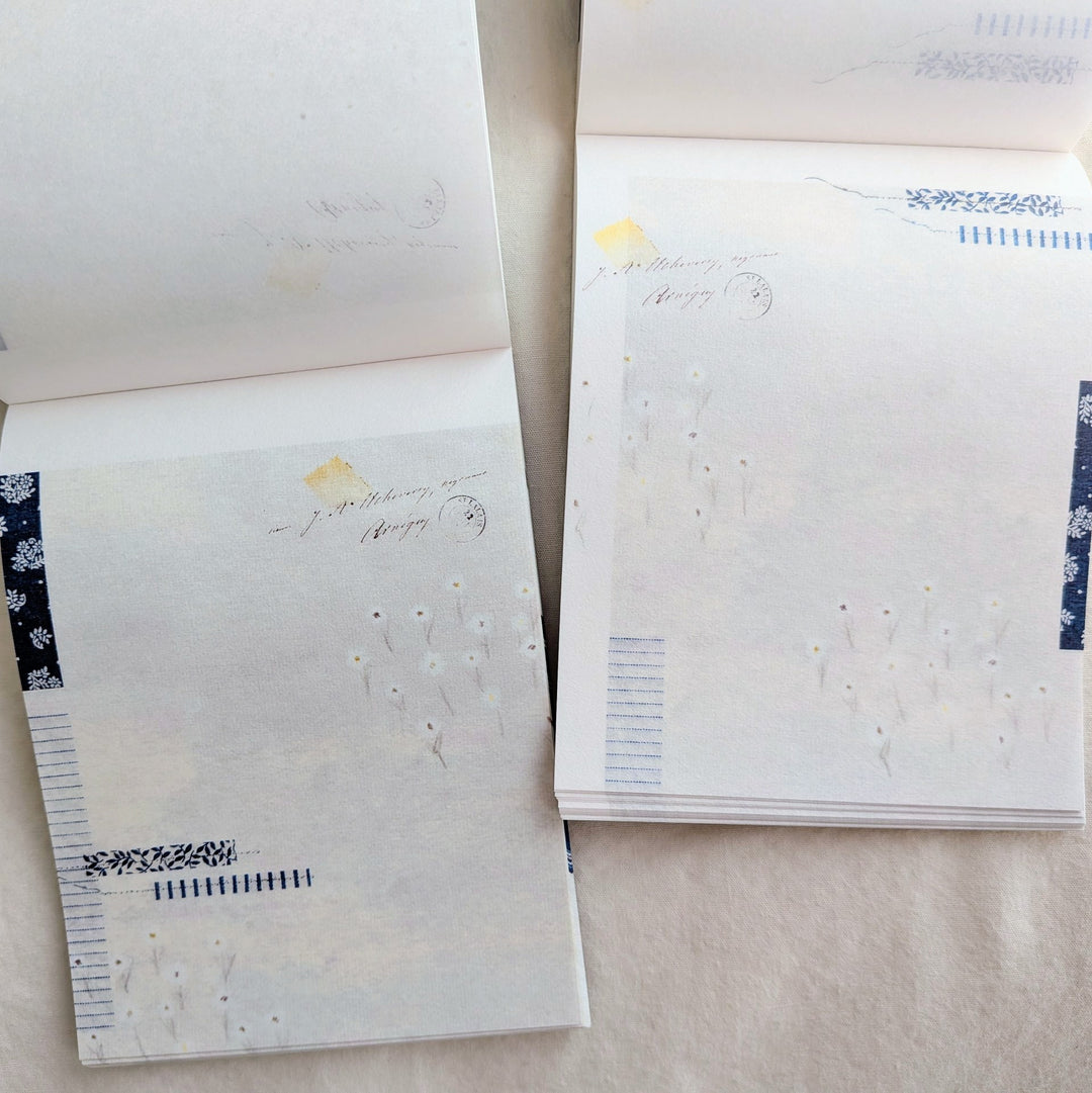 Yohaku / Memo Pad Collaboration with CHECK&STRIPE -Winter Haze YC-029