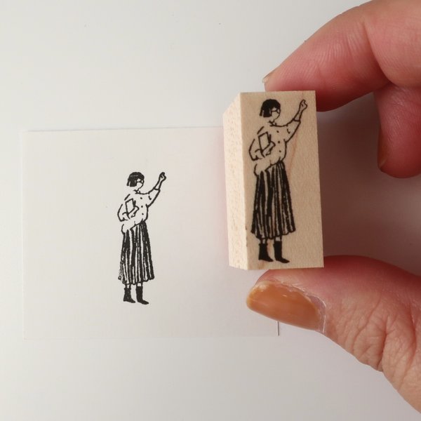 MA7stamp / Rubber Stamp -Fumiko from the Archives