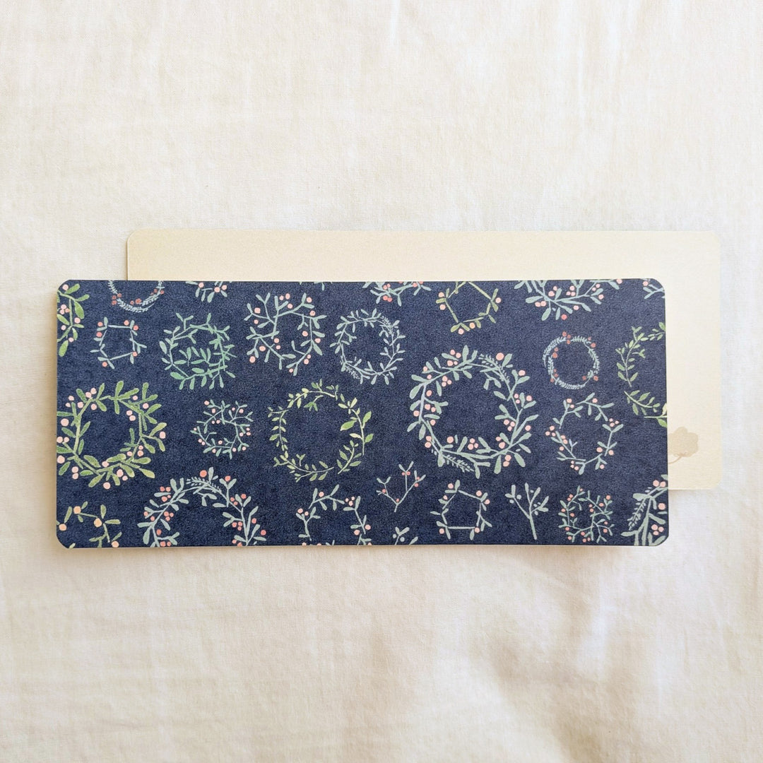 Yuko Omori / Note card -yadorigi navy