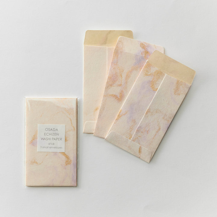 WACCA JAPAN / Fusuma Paper mini envelope -Pink x Gold PC12-PG