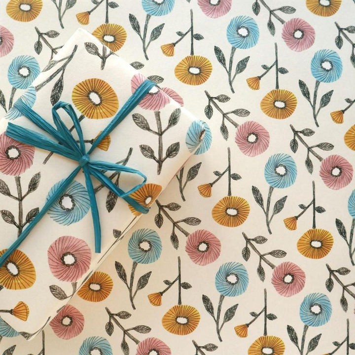 REGARO PAPIRO / Wrapping Paper -Trico Flower /5 sheets