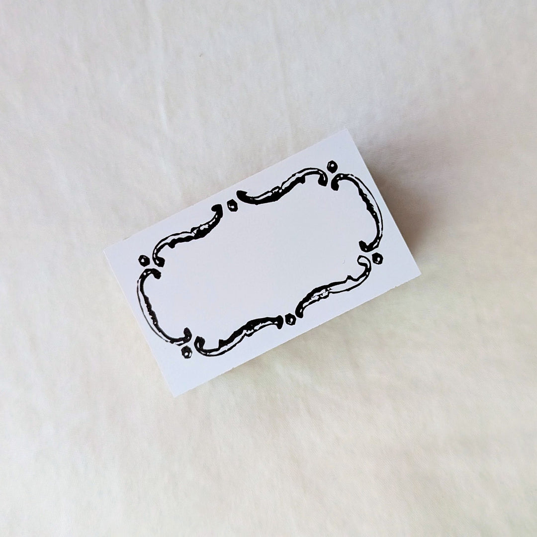 Mon petit artiste / Rubber Stamp -frame ancient 01