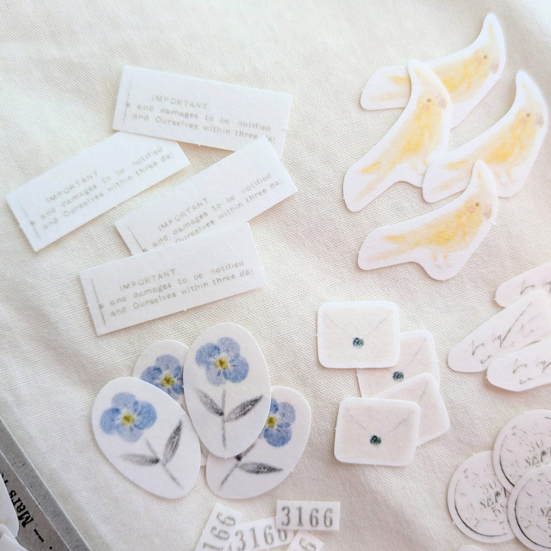 Yohaku / Flake Sticker -Humming F-020