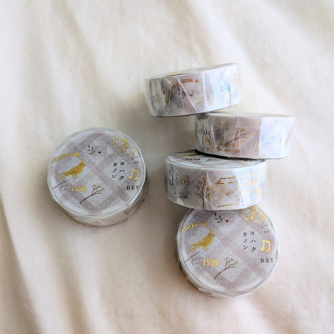 Yohaku / Foil-stamped Washi Tape -Canon YH-005