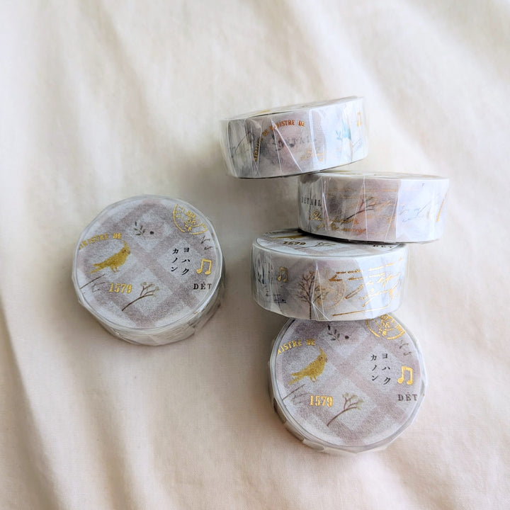 Yohaku / Foil-stamped Washi Tape -Canon YH-005