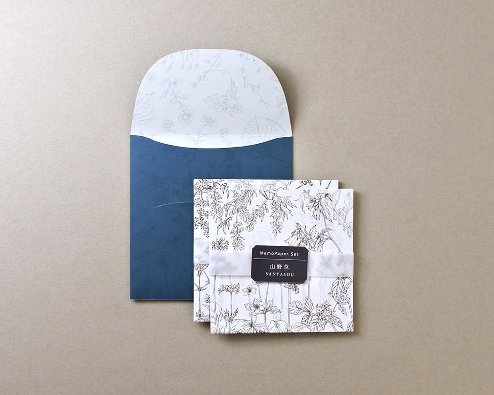 mocolier / Botancial Memo Paper -Mountain Wildflowers