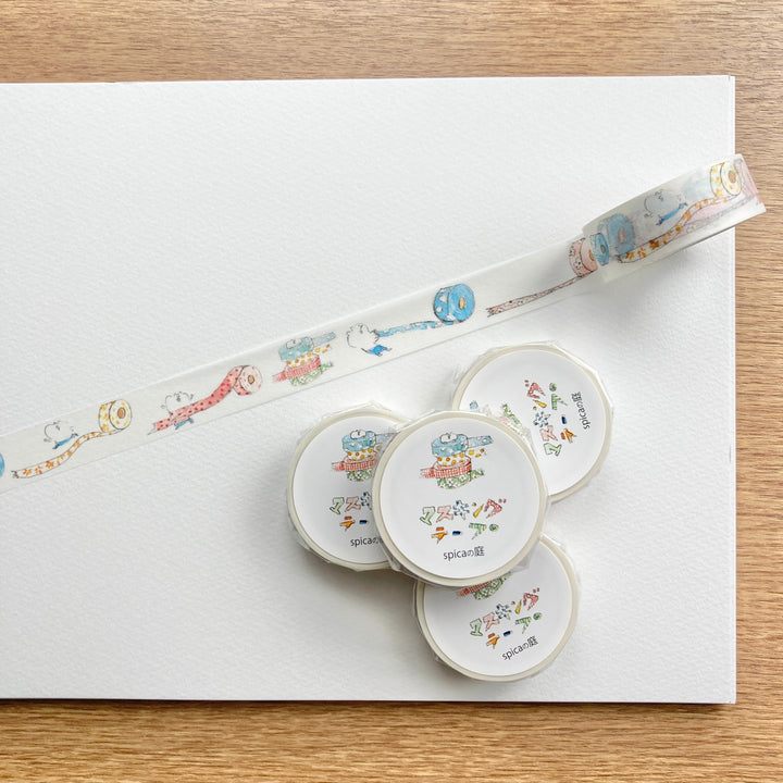 spica garden / Washi Tape -muu-chan Masking Tape SM33