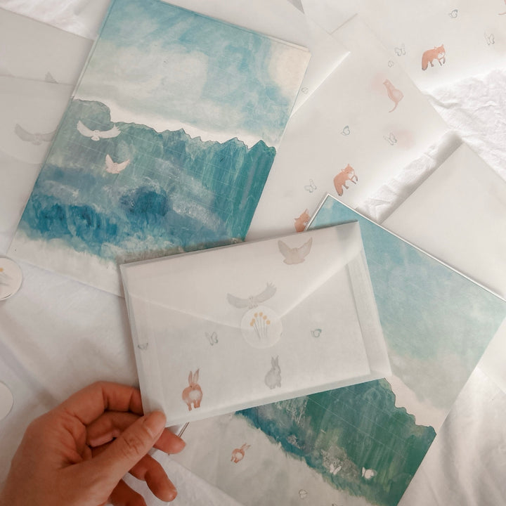 Kisetsu no Tegamiya / Letter Writing Set -A series of clear mountains