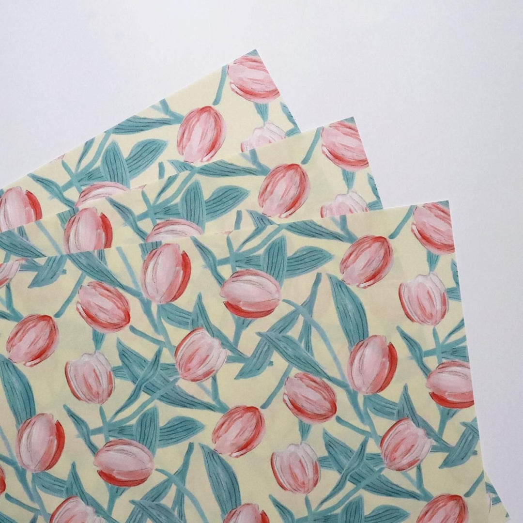 REGARO PAPIRO / Wrapping Paper -Tulip Gift /5 sheets