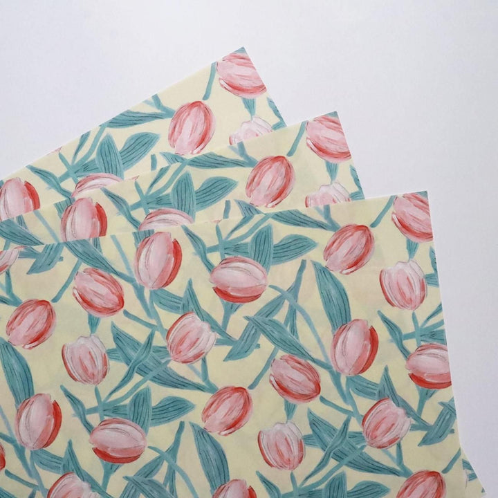 REGARO PAPIRO / Wrapping Paper -Tulip Gift /5 sheets