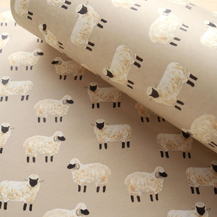 REGARO PAPIRO / Wrapping Paper -Sheep /5 sheets