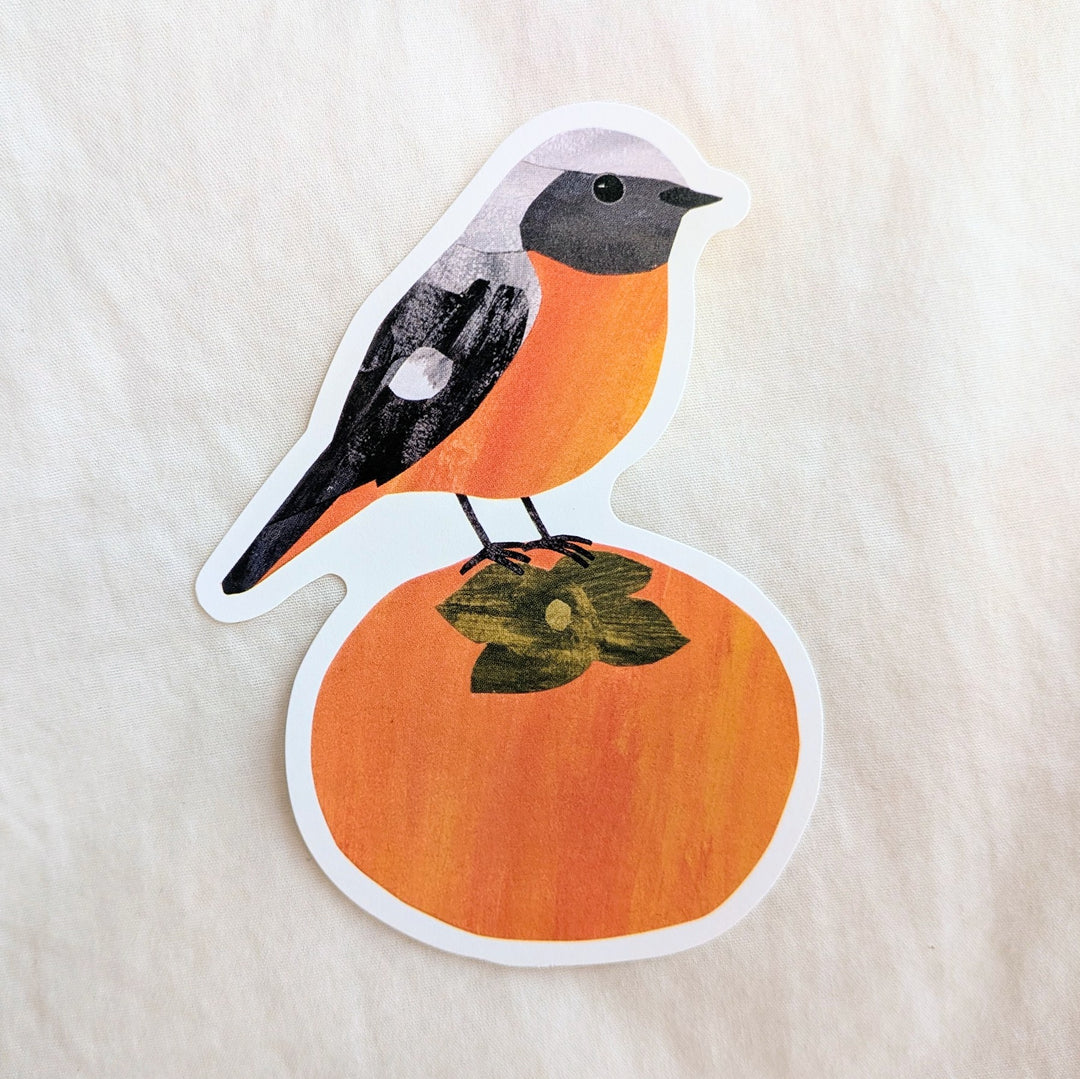 Itsuko Naka / Die-cut card -Daurian Redstart