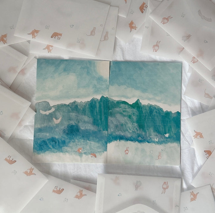 Kisetsu no Tegamiya / Letter Writing Set -A series of clear mountains