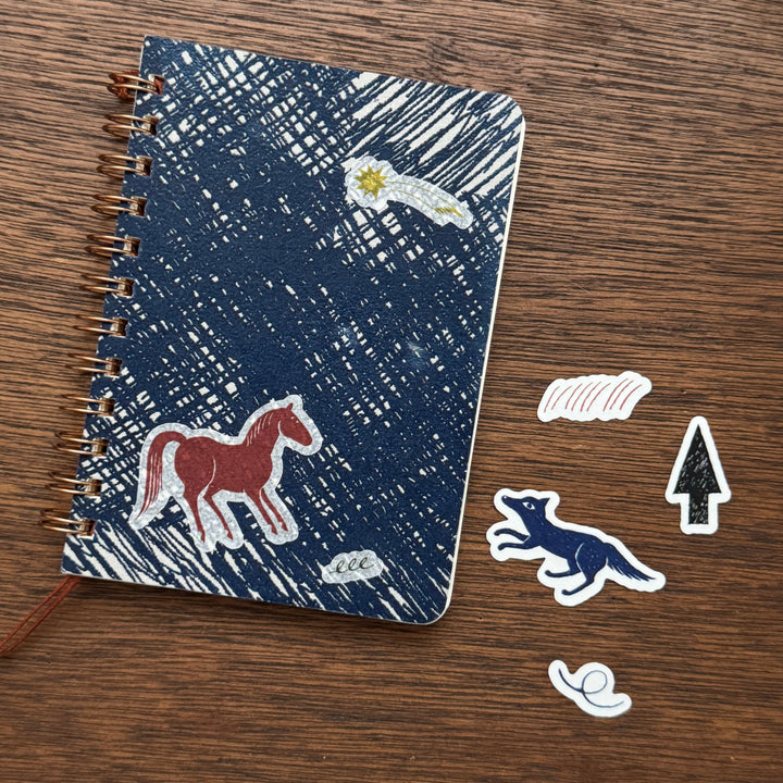 西淑×水縞 フレークシール 夜のあいだ /FS-YR