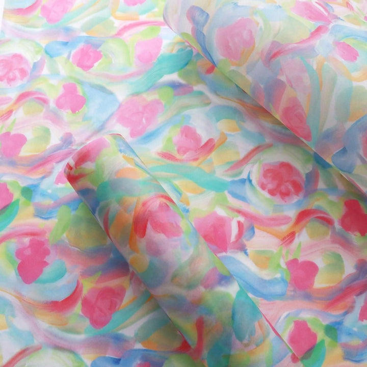 REGARO PAPIRO / Wrapping Paper(Tracing paper ) -Airy Garden /4 sheets