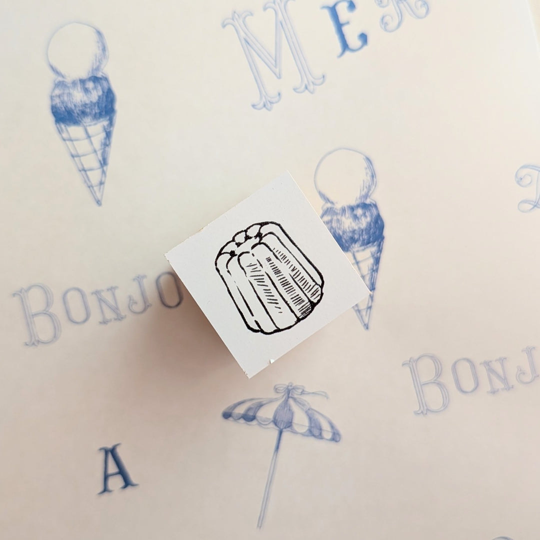 Mon petit artiste / Rubber Stamp -Patissier a Paris /cannele